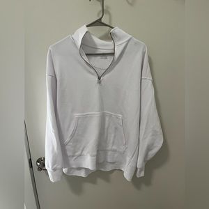 Arie oversized quarter zip size Xs